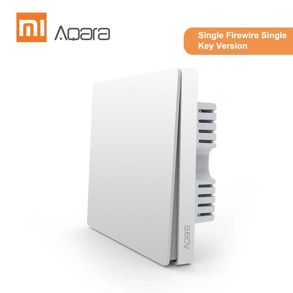 Настенный выключатель Aqara Smart Line Fire Wire Light пульт дистанционного управления беспроводной ключ настенный выключатель Умный дом для Xiaomi Mi приложение для дома