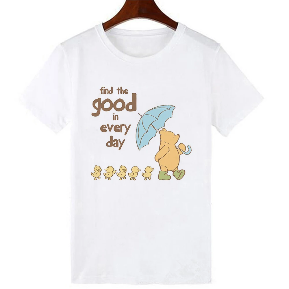 Summer Fashion Harajuku Top I Was Just Going To Taste It Winnie the Pooh Print Baby Girl Boy Parents' T Shirt Disney Famliy Look family xmas outfits Family Matching Outfits