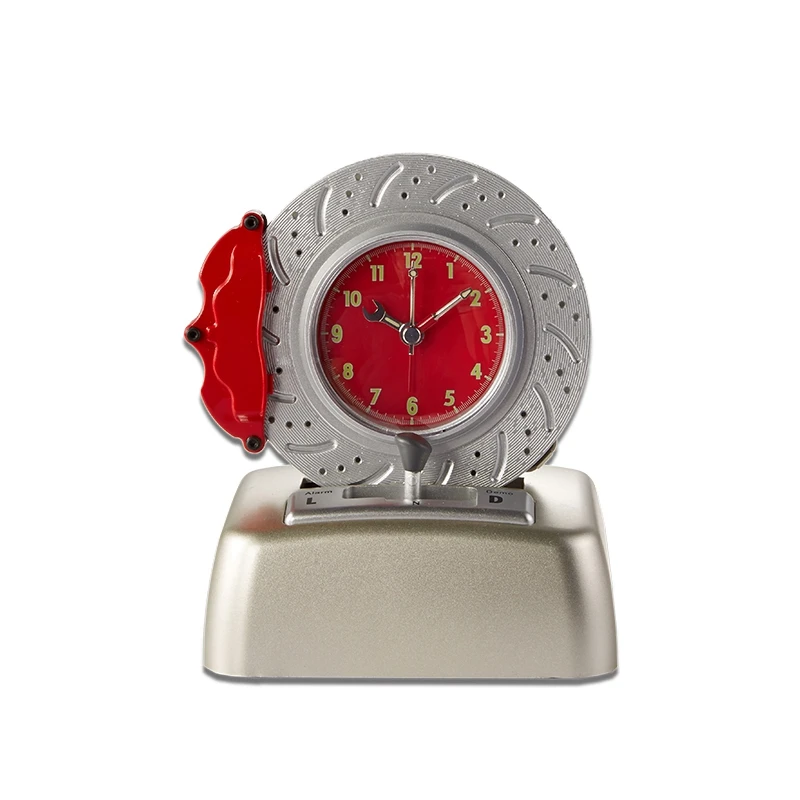 

Rotating Tire Styling Engine Alarm Clock,Clock to Talk,Creative Home Alarm Clock