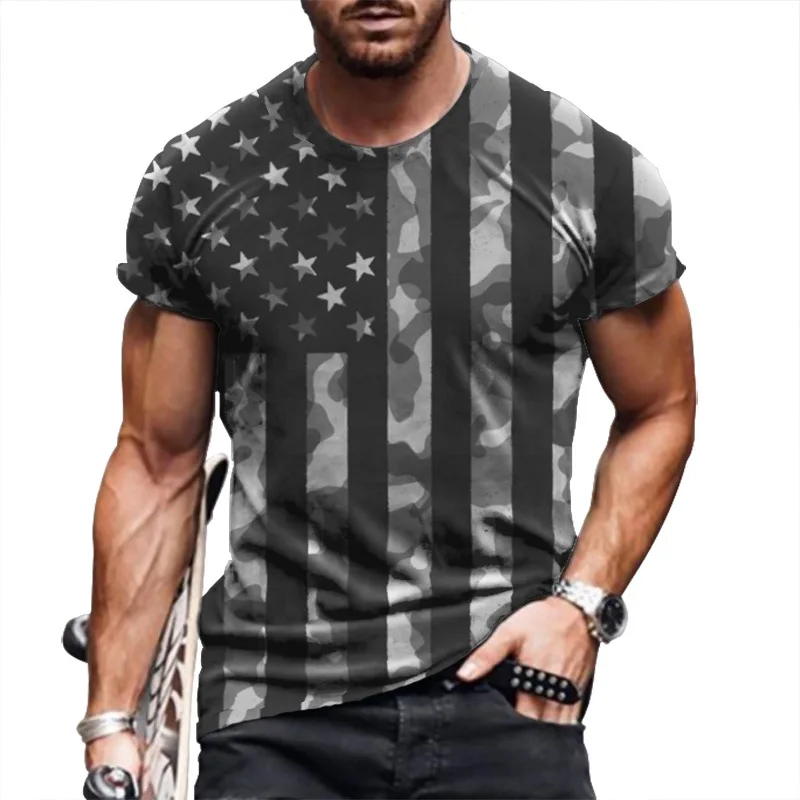 designer t shirts T Shirt Men Striped Fashion Mens Summer T-shirts 4XL Male Oversized Tee Shirt Print Funny Casual t Shirt for Man Casual 2021 sport t shirt