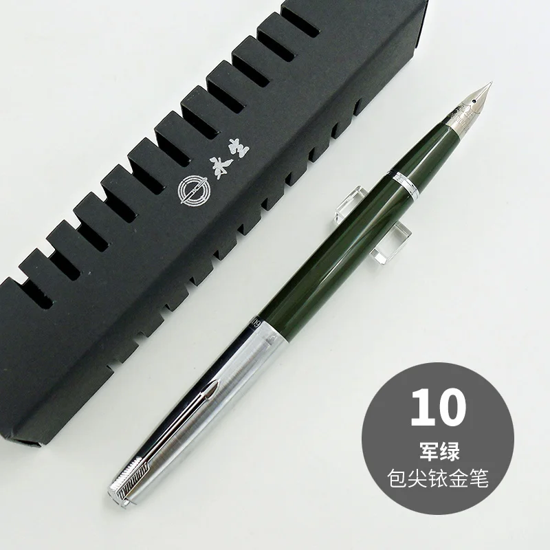 Wing Sung 0.5mm Silver Cap Vacumatic Fountain Pen Fine Nib Metal+ABS Body 