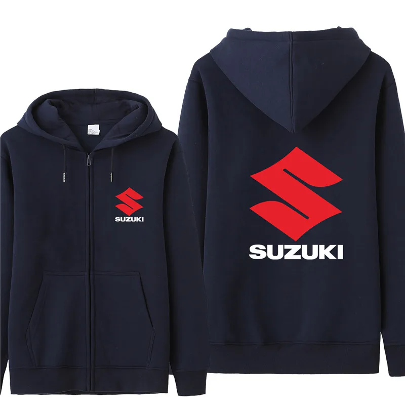 as picture Осень мотоцикл Suzuki толстовки для мужчин модное пальто флисовый пуловер унисекс мужская одежда - Цвет: as picture