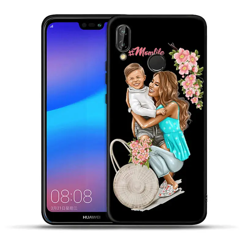 Для huawei Mate10 20 Lite Pro P9 P10 P20 P8 Lite P20 P30 Pro P Smart модный семейный супер мама и папа мальчик девочка чехол для телефона - Цвет: H1172