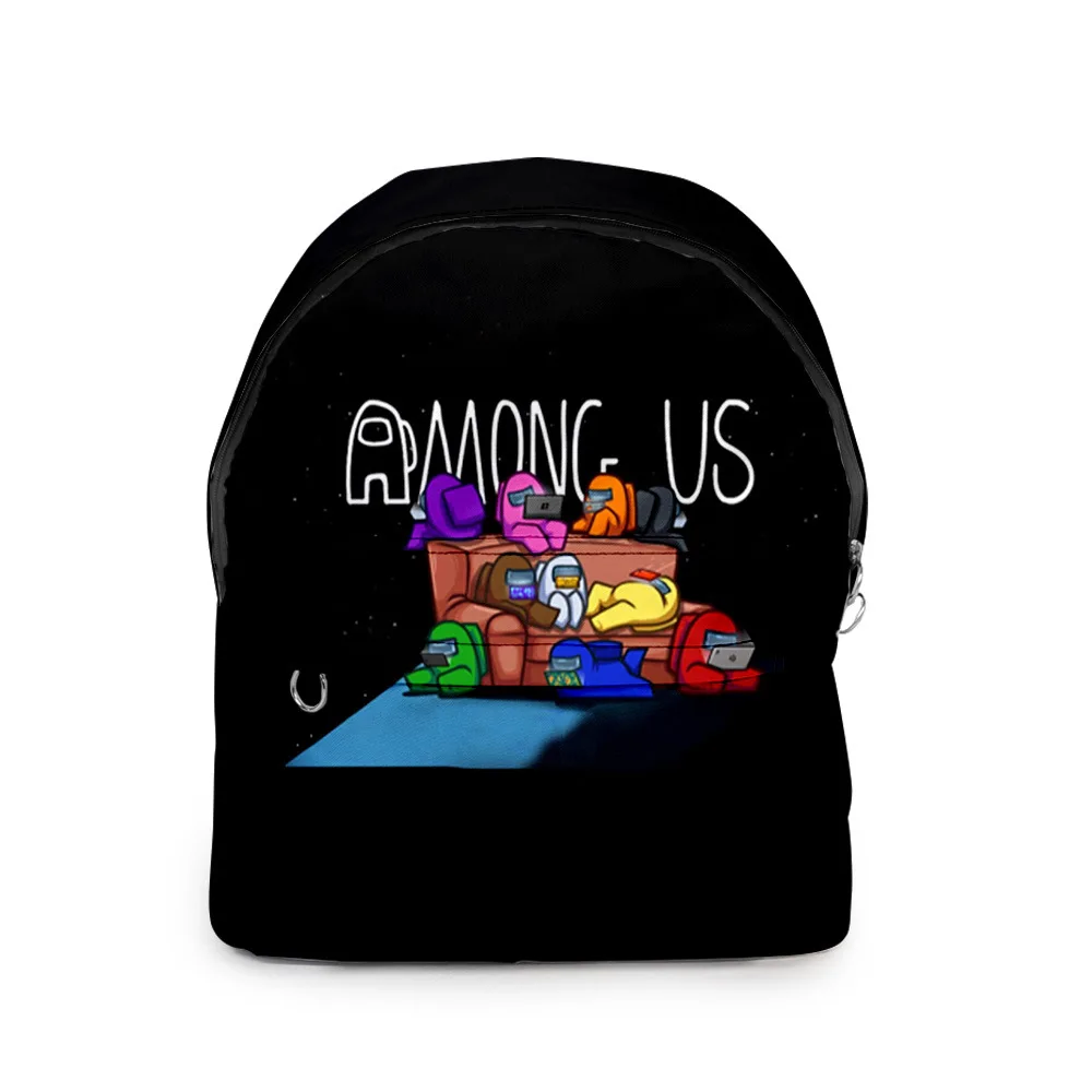 

Weysfor Vogue 2020 New Games Among US Backpack Bag Keys Accessories 3D Print Hip Hop Cool Students Teenage Boys Girls School Bag