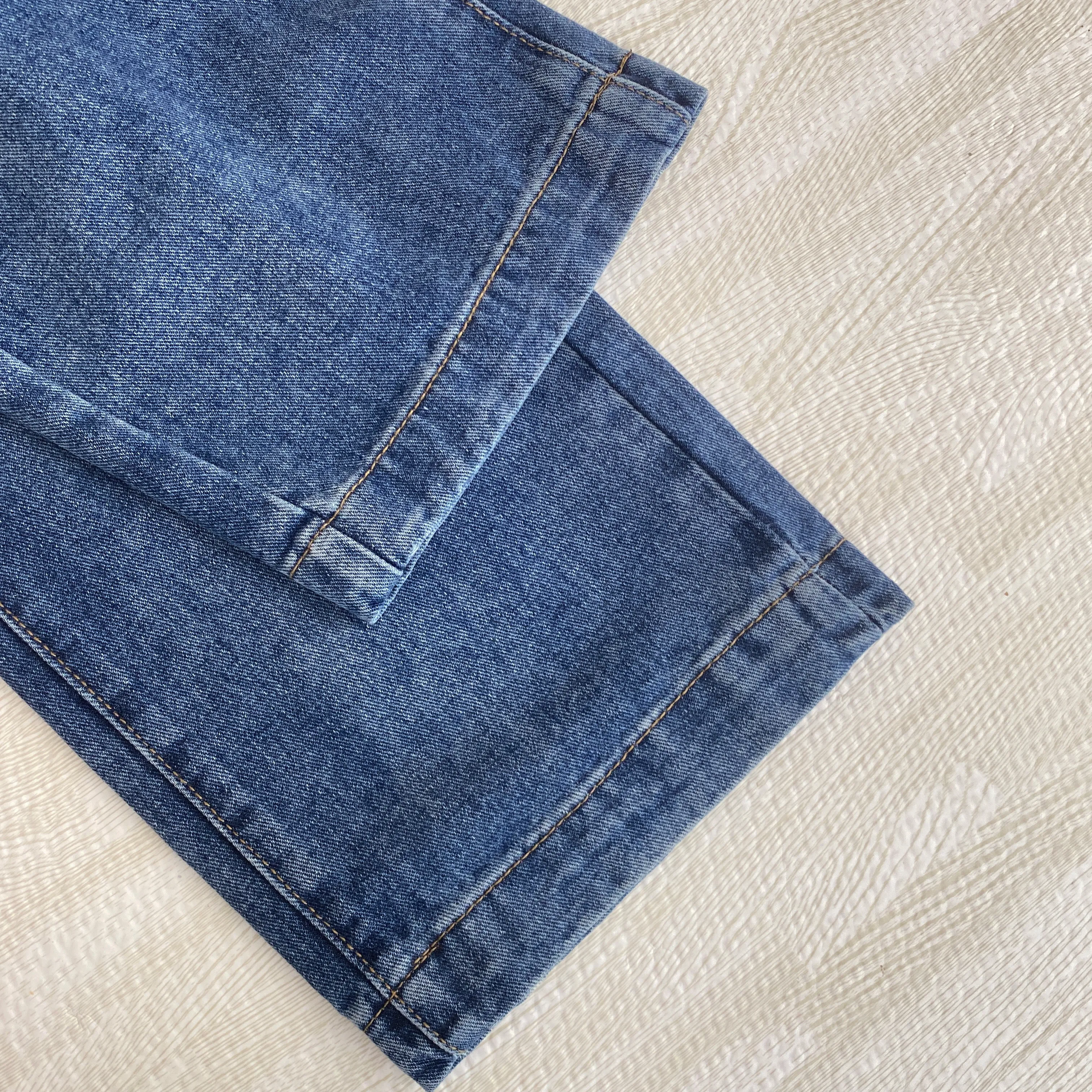 Wind Daylight Spring Autumn Women's Pocket Embroidered Straight-leg Jeans Women's Fashion Jeans miss me jeans