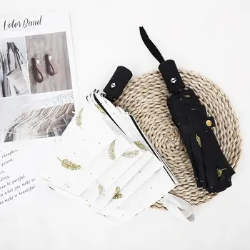 

Unisex Portable Automatic Folding Umbrella UV Protection Sunny Rainy