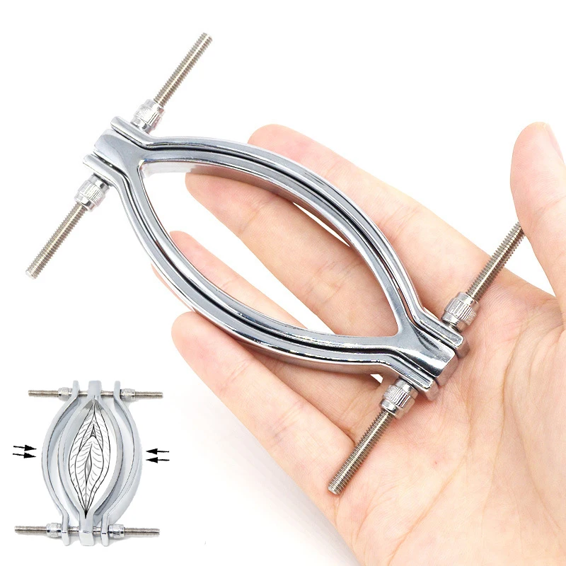 Металлический зажим для клитора Стимулятор БДСМ бондаж Speculum Vagina экзотическая