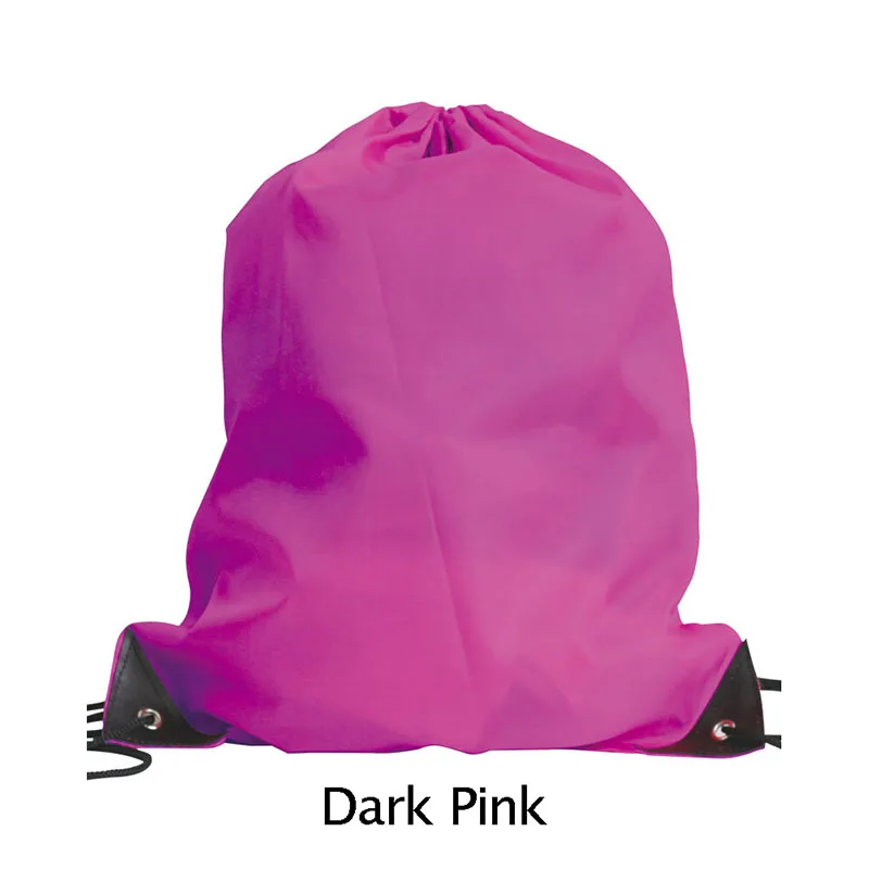 Модный подростковый мужской женский студенческий спортивный рюкзак из полиэтилена для обуви спортивная водонепроницаемая сумка на шнурке рюкзак с карманом на заказ - Цвет: DP
