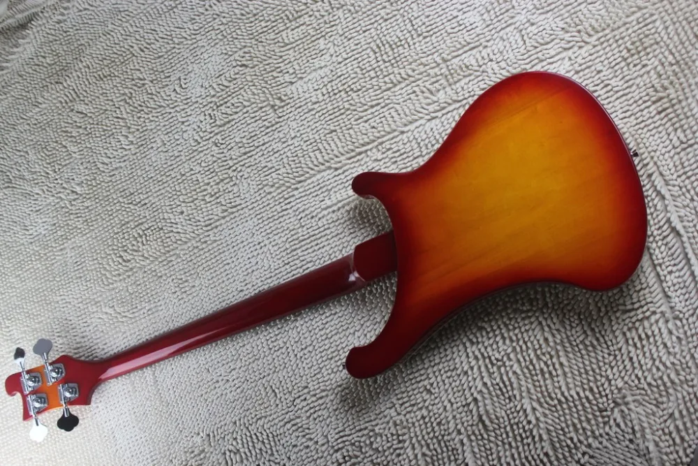 left handed Rickenback fireglo electric bass lefty Ricken 4003 bass Free Shipping back hand Rick 4003 bass
