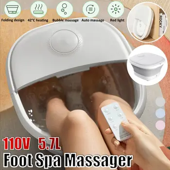 

Home Foldable Foot Bath Tub Automatic Massage Household Electric Heating Constant Temperature Sauna Bathtub With Remote Control