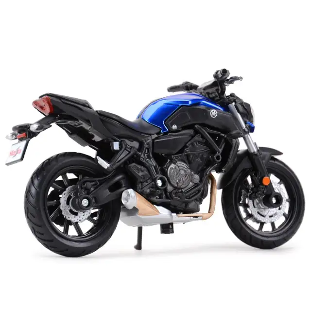 Detailed diecast construction and realistic design make this Yamaha MT07 model a sought-after collectible.