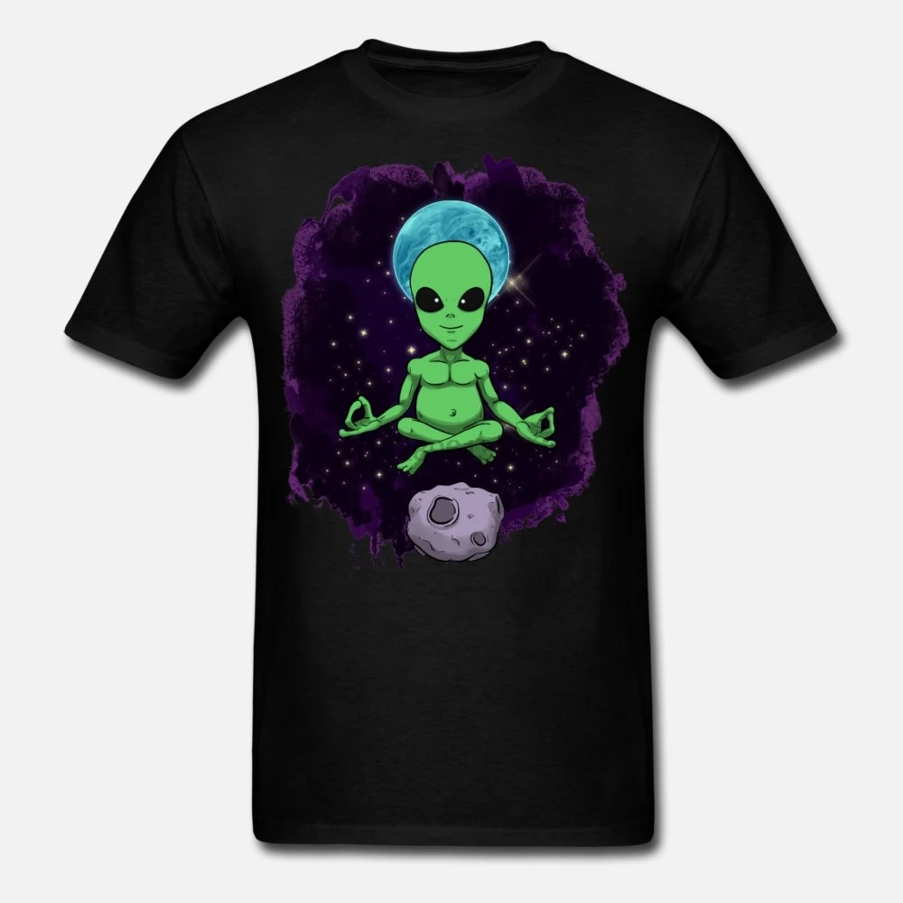 Men t shirt moon landing alien space planet Women tshirts |
