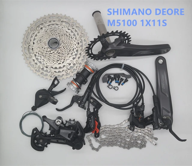 シマノdeore M5100グループセットmtbバイク自転車1 × 11 s 11速