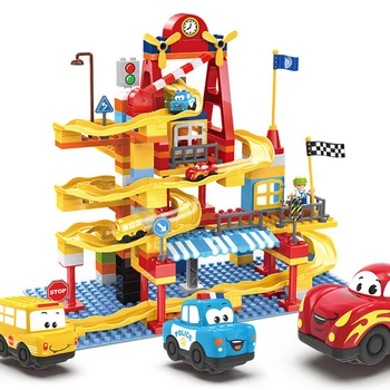 

Compatible with LG Dream Castle Park Building Blocks Racing Raceway Large Particle Park Toys for Children LG City Friends