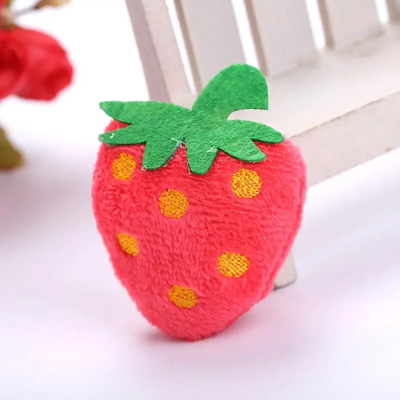 1pcs Cartoon Soft Catnip Toy Organic Catnip Filled Cat Toys Fruits & Animals Pet Interactive Toys Cat Teeth Grinding Toys 