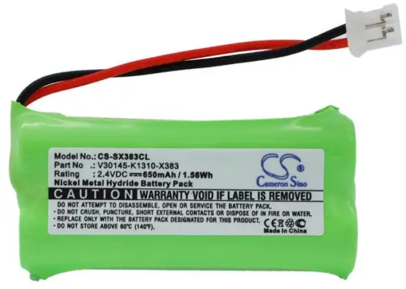 Cameron sino 650 мАч батарея для SIEMENS Gigaset A12 A120 A14 A140 Duo Trio weib A145 AS150 C30852D1640X1 UNIVERSUM