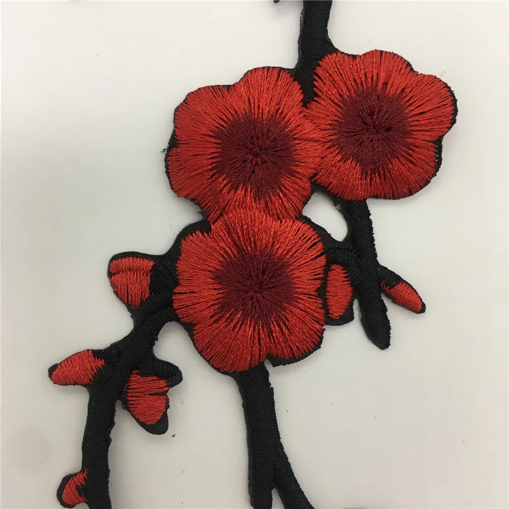 Sewing Patches lace sewing accessories lace sewing supplies lace accessories lace garment accessories clothing accessories sewing patches plum blossom Collar Neckline Applique Embroidery Sewing on Patches Sewing Fabric Accessories 1pcs