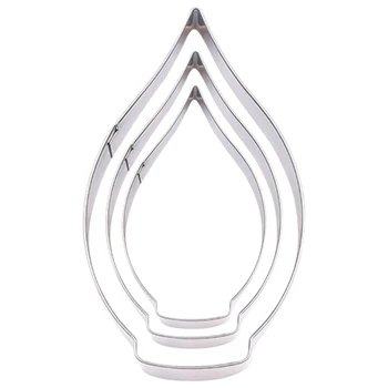 

3pcs/set Calla Lily Cookie Cutter 3D Fondant Fondant Cake Pastry Biscuit Baking Mold DIY Cake Decorating Tools