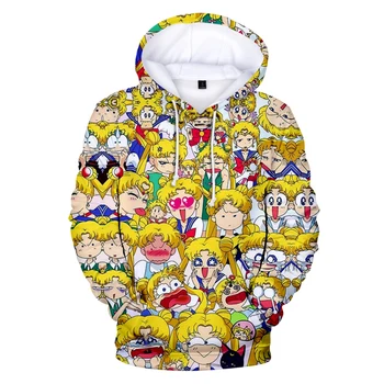 

Children's Hoodie Sweatshirt Anime Sailor Moon boys/girls popular Fashion 3D high quality cute full 3D print costume