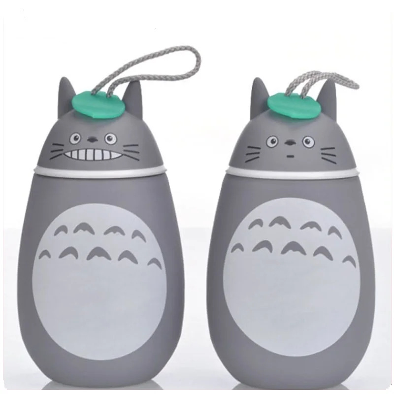 Милые термосы 280 мл Totoro термос чашка из нержавеющей стали теплоизоляция питьевой