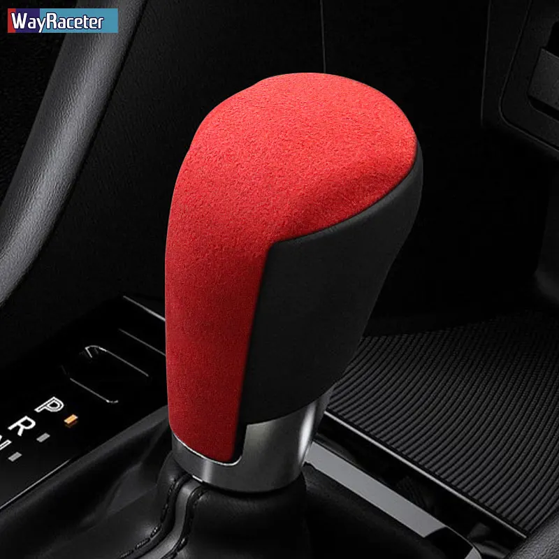 Ultrasuede Top Suede Wrap Car Gear Shift Knob ABS Trim Cover Sticker For Mazda CX5 KF CX3 CX8 CX9 2 6 Interior Accessories | Автомобили и