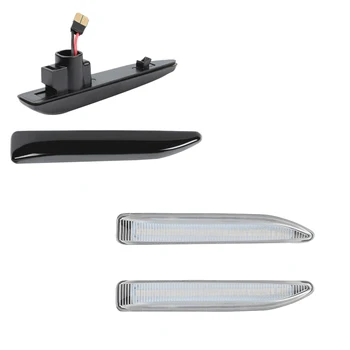 

2x Car Led Side Light Dynamic Flowing Sequential Indicator Lamp Auto Side Marker Light Turn Signal Lamp for Bmw E65 E66 E67