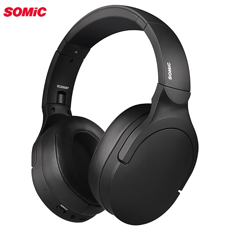SOMIC SC2000BT беспроводные Bluetooth наушники HiFi стерео Портативная Музыкальная гарнитура для мобильного телефона xiaomi планшет ноутбук