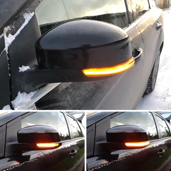 

Black Dynamic Turn Signal Light LED Side Rearview Mirror Sequential Indicator Blinker Lamp For Ford Focus 2 3 Mk2 Mk3 Mondeo Mk4