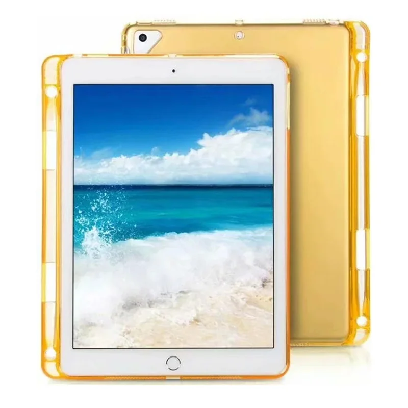 Чехол для iPad Mini 5 2019 прозрачный мягкий силиконовый чехол из ТПУ защитный с