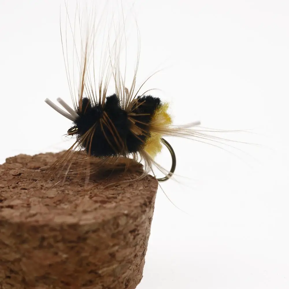 Wifreo 10 шт. #10 резиновые ножки пчелы скорлупы|fishing flies|fly flytrout flies |