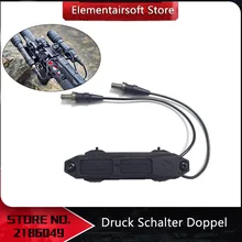 Фонарик Охотного оружия, расширенный переключатель давления, двойной переключатель для Surefir, Тактический фонарик Surefir M600 M300, оружие, разведчик