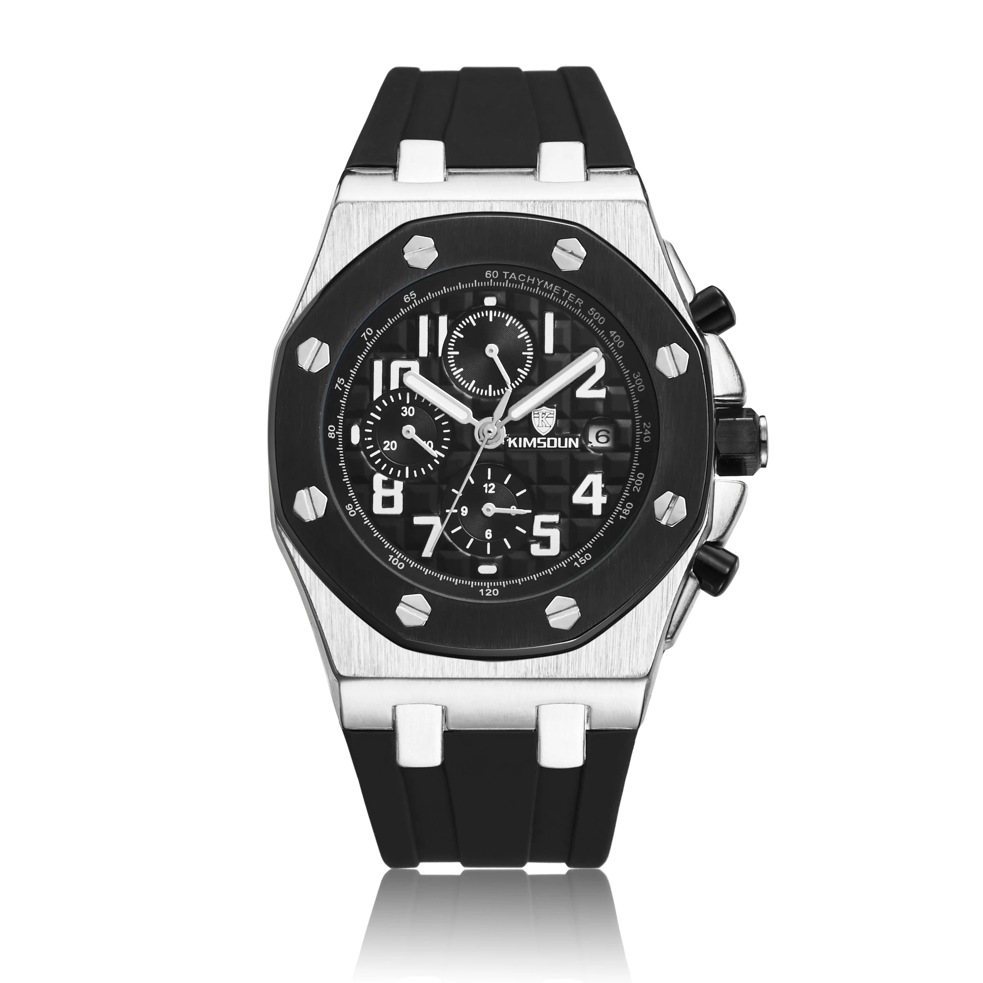 Бизнес Классические мужские часы KIMSDUN Брендовые Часы Модные кварцевые крутой