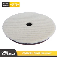 " шерсть мяч полировка колеса самоклеющиеся губки сэндвич полировка диск для покрытия воском автомобиля шлифовально-Полировальный станок аксессуары