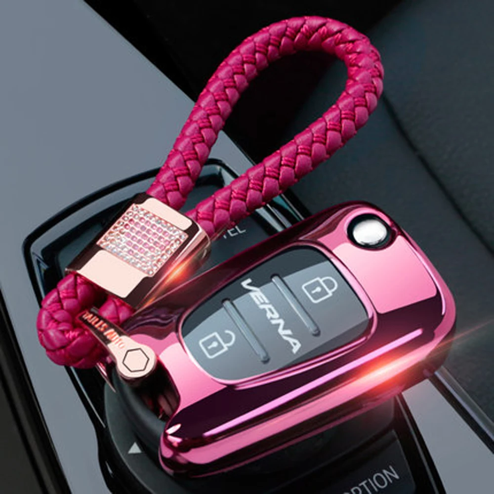 Чехол для автомобильного ключа из ТПУ, складной чехол для hyundai i20 i30 i35 iX20 iX35 Solaris Verna elantra, брелок для ключей, брелок для автомобиля Syyling