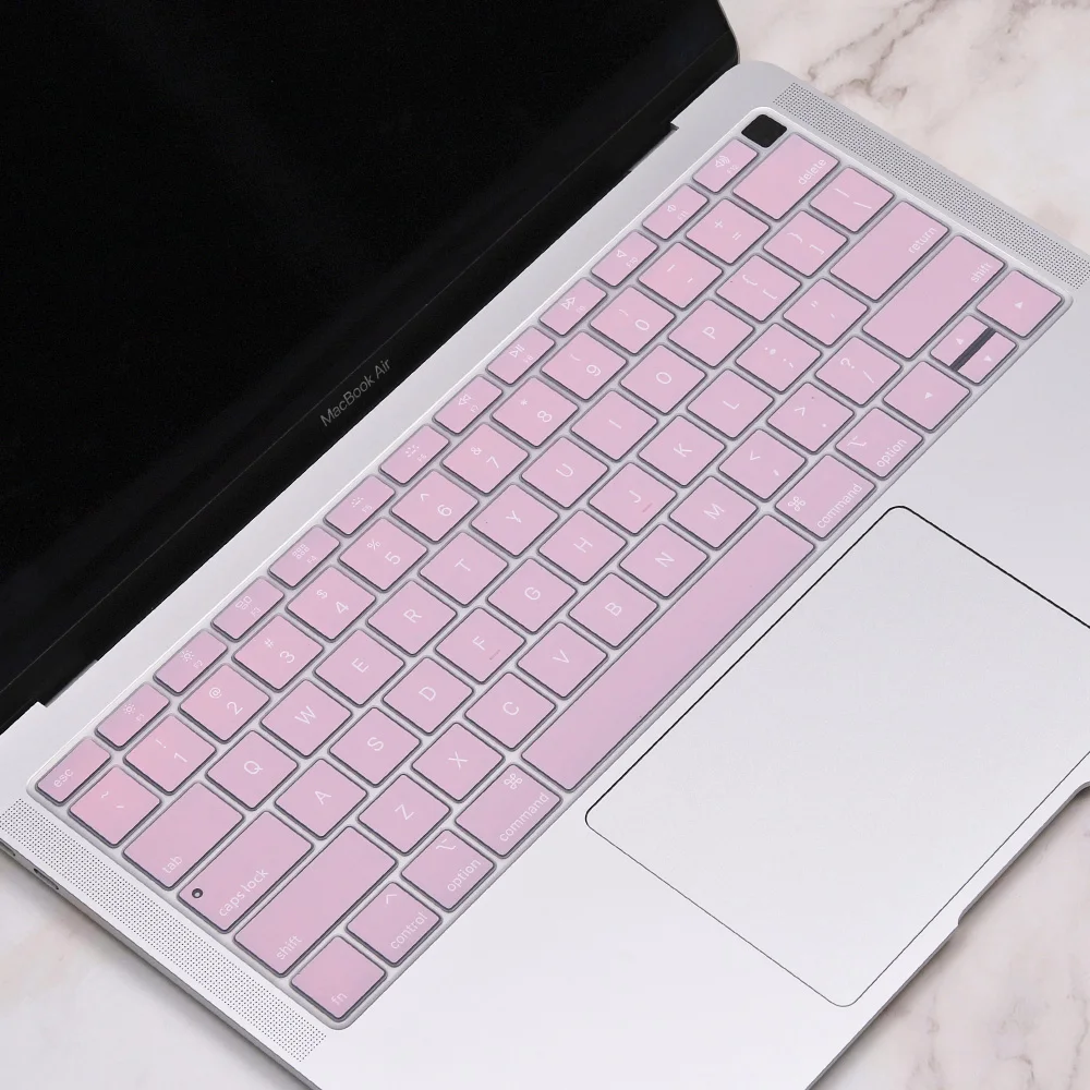 Защитная пленка для клавиатуры кожи для MacBook Air 13 дюймов A1932 Touch ID retina дисплей 13 дюймов клавиатура протектор США введите английский