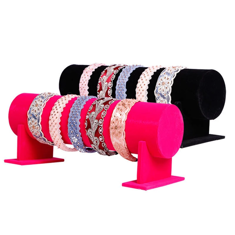 头箍玫红和黑绒