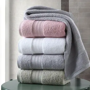 

40Towel Set Solid Color Large Thick Bath Towel Bathroom Hand Face Shower Towels Home Hotel For Adults toalla de ducha 3size