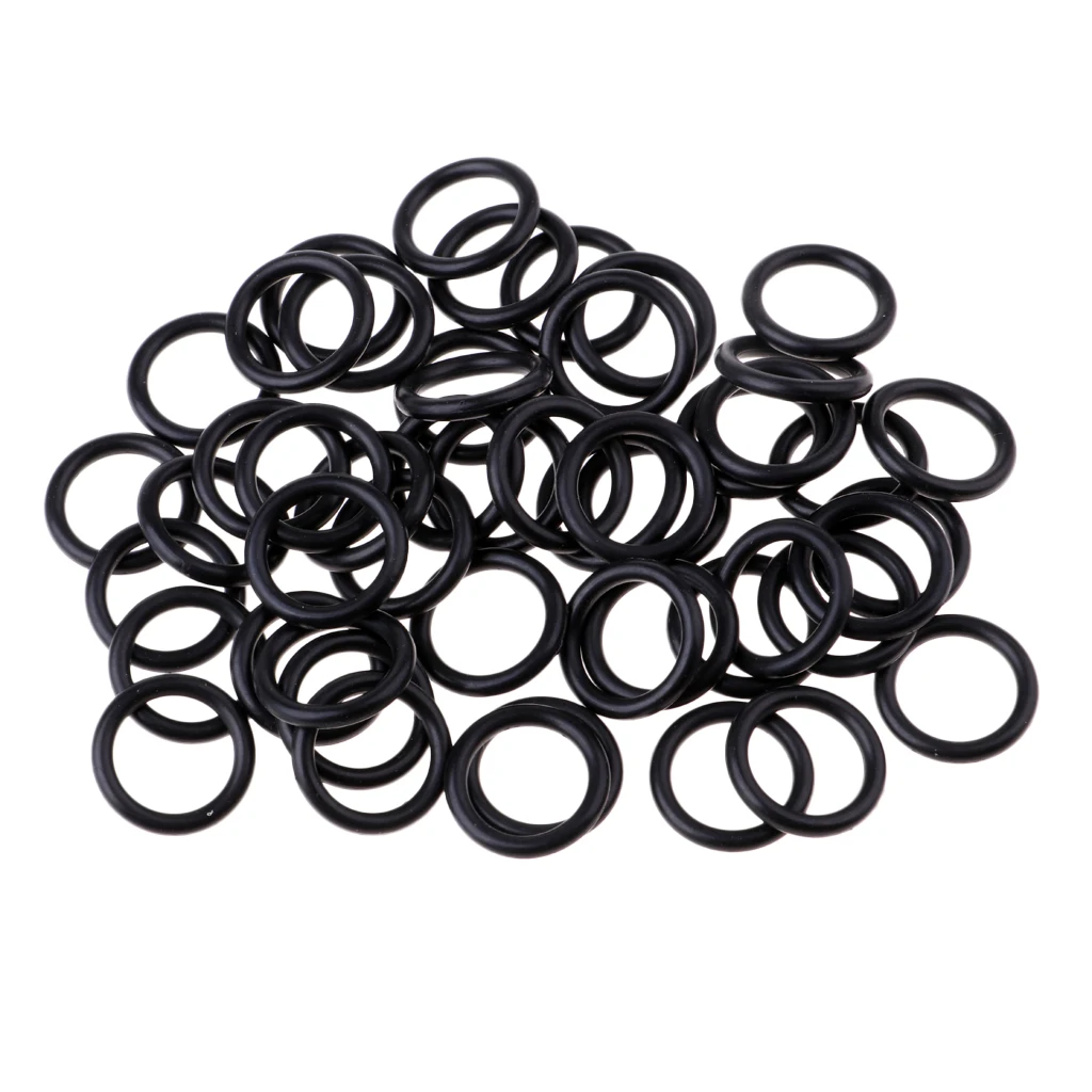 

50Pieces Nitrile Rubber Sealing Dive Tank O Ring Seal Washer for Scuba Diving Cylinder/Tank