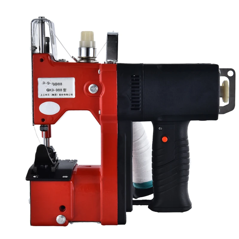

GK9-988 электрическая швейная машина, 220 В/210 Вт, устройство для запечатывания тканых пакетов, портативный пресс для запечатывания упаковки