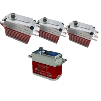 

Aluminum Alloy 805 and 815 KST Brushless High Voltage Metal Gear Digital Servo set for 500 600 700 800 size Helicopter