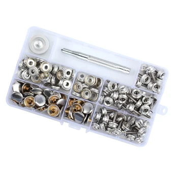 

Car Snap Screw Kit Leather Handbags Clothing Cover Socket Decoration For Boat