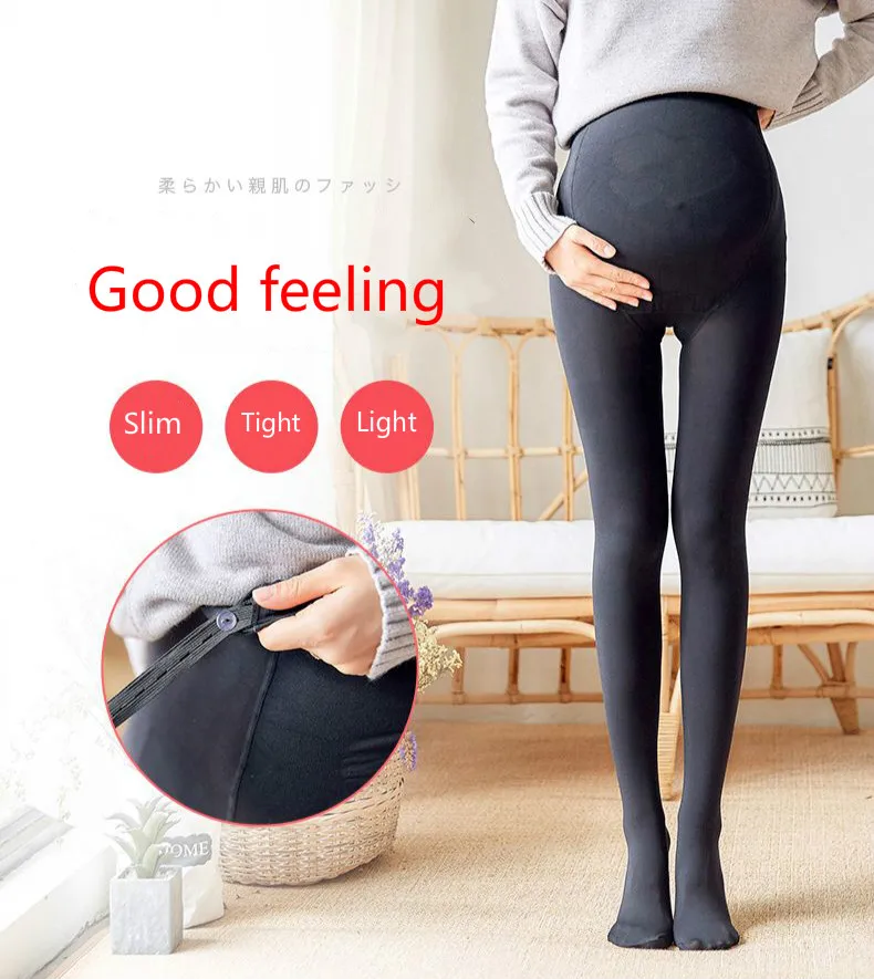 Radiation Protection Pants for Pregnant Women Abdomen Support Leggings Trousers Maternity Pants Leggings Adjustable Waist