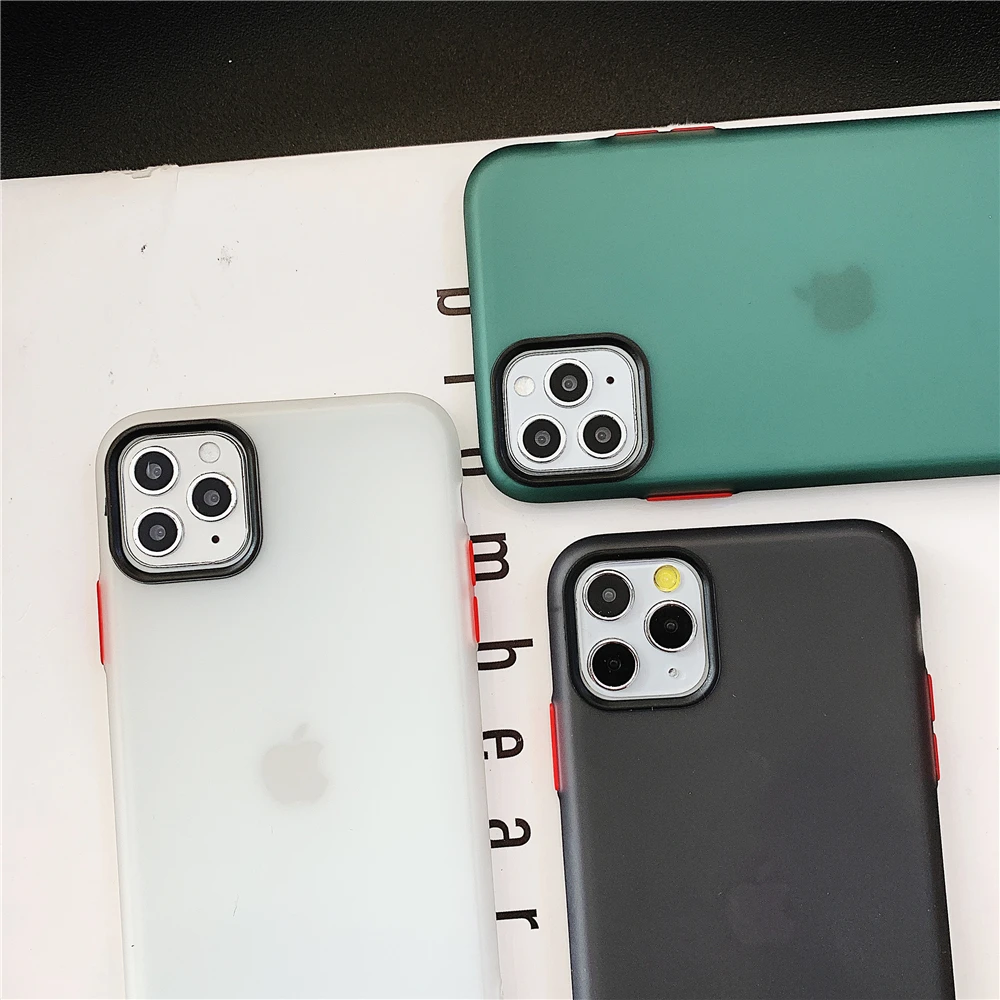 Ультратонкий Мягкий чехол для телефона iPhone 11 Pro Max 7 8 6 6s Plus X XR XS Max противоударный матовый прозрачный силиконовый чехол