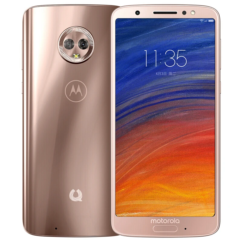 4G 64G Pink Moto Green Pomelo 1S G6 XT1925-10 4G 64G розовый смартфон с глобальной ПЗУ 5," Snapdragon 450 Android мобильный телефон стеклянный корпус 3000mAh - Цвет: 4G 64G Pink