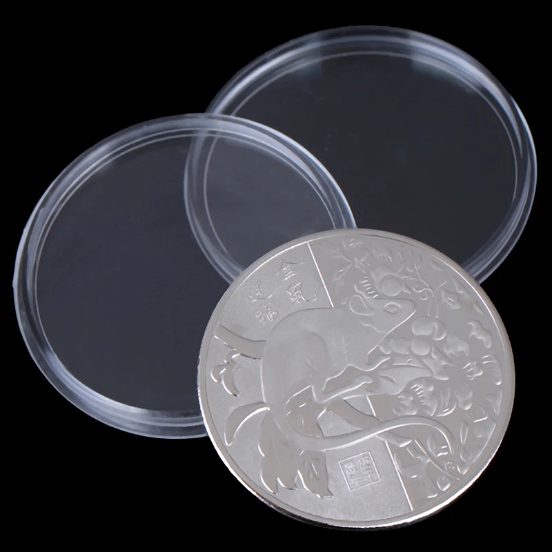 Сувенирная памятная монета года в виде крыс, китайский зодиак, невалютная копия монет, художественная коллекция, золото/посеребренное покрытие