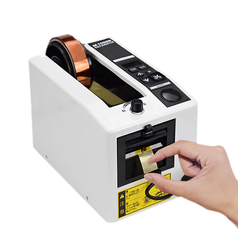 Automatische Tape Dispenser, Elektrische Tape Dispenser Dubbelzijdige Zelfklevende Snijmachine 6-60 Mm Gesneden 1/2 Rollen Voor Thuiskantoor Magazijn Gebruik, Verpakkingsmachine