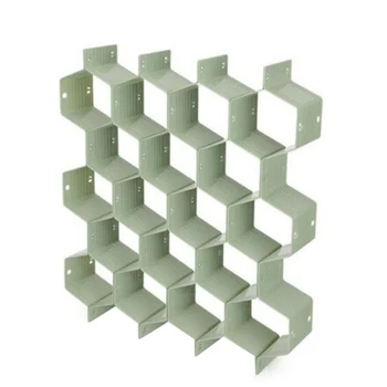 

8PCS Honeycomb Nest Drawer Storage Divider Jewelry Sock Tie Underwear Debris Storage Box Makeup Organizer