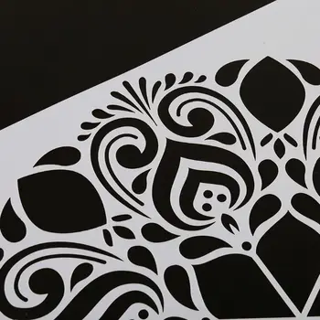 

4pcs/set Mandala Stencil Wall Painting DIY Drawing Template Floor Tiles Funiture