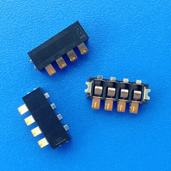 

20pcs 4P 2.5MM SMT Connector High Temperature Resistance Socket Gilded Orignal Battery Connector