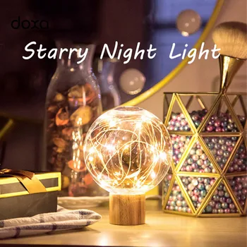 

LED Night Light DC 5V Creative Starry Night Light GY352 Simple Small PET Atmosphere Lamp Powered By USB Port For Home Decoration
